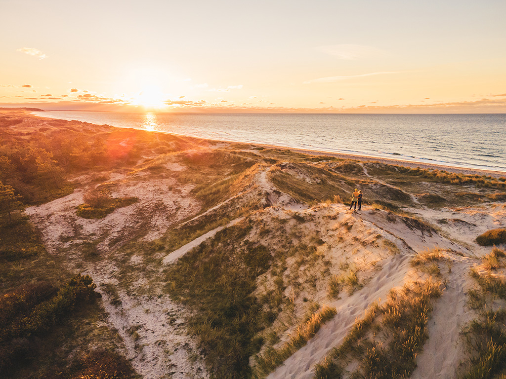 Strand Klitter Sol Og Strand